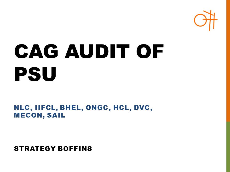 CAG audit PSU
